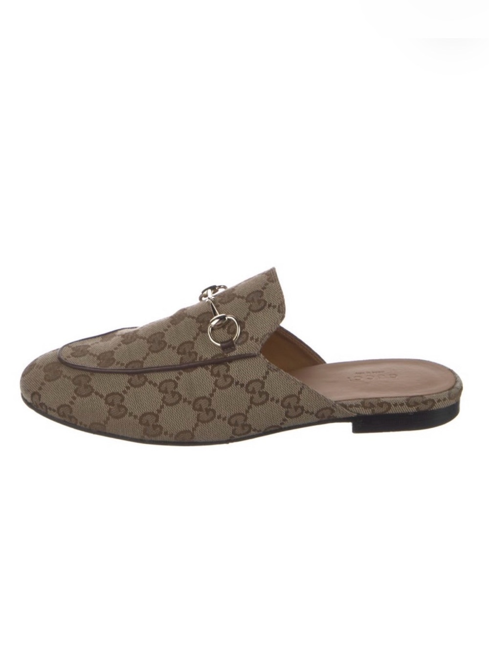 AUTHENTIC Gucci Princeton Canvas Mules